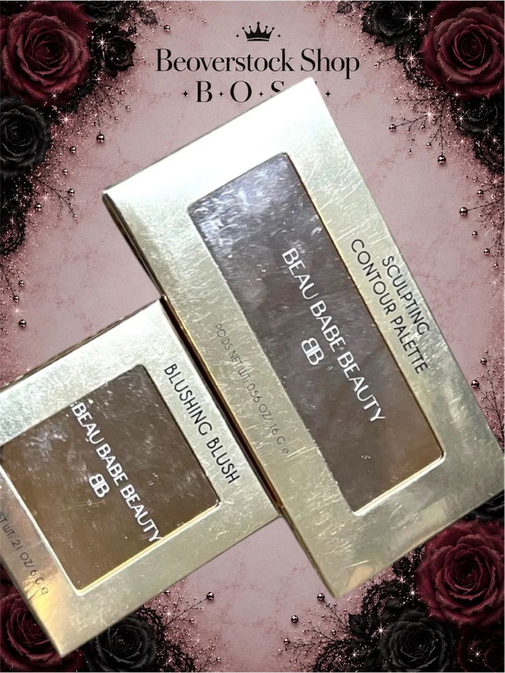 New Beau Babe Beauty Contour & Blush Set – Sculpting Palette + Blushing Blush
